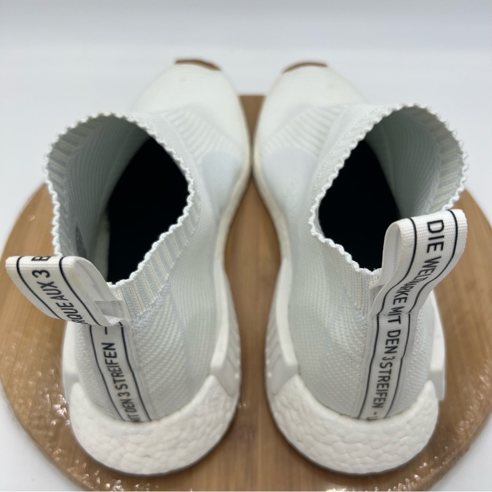 Adidas NMD City Sock Gum Pack White Rare Primeknit GUC Size 10 - Picture 7 of 15